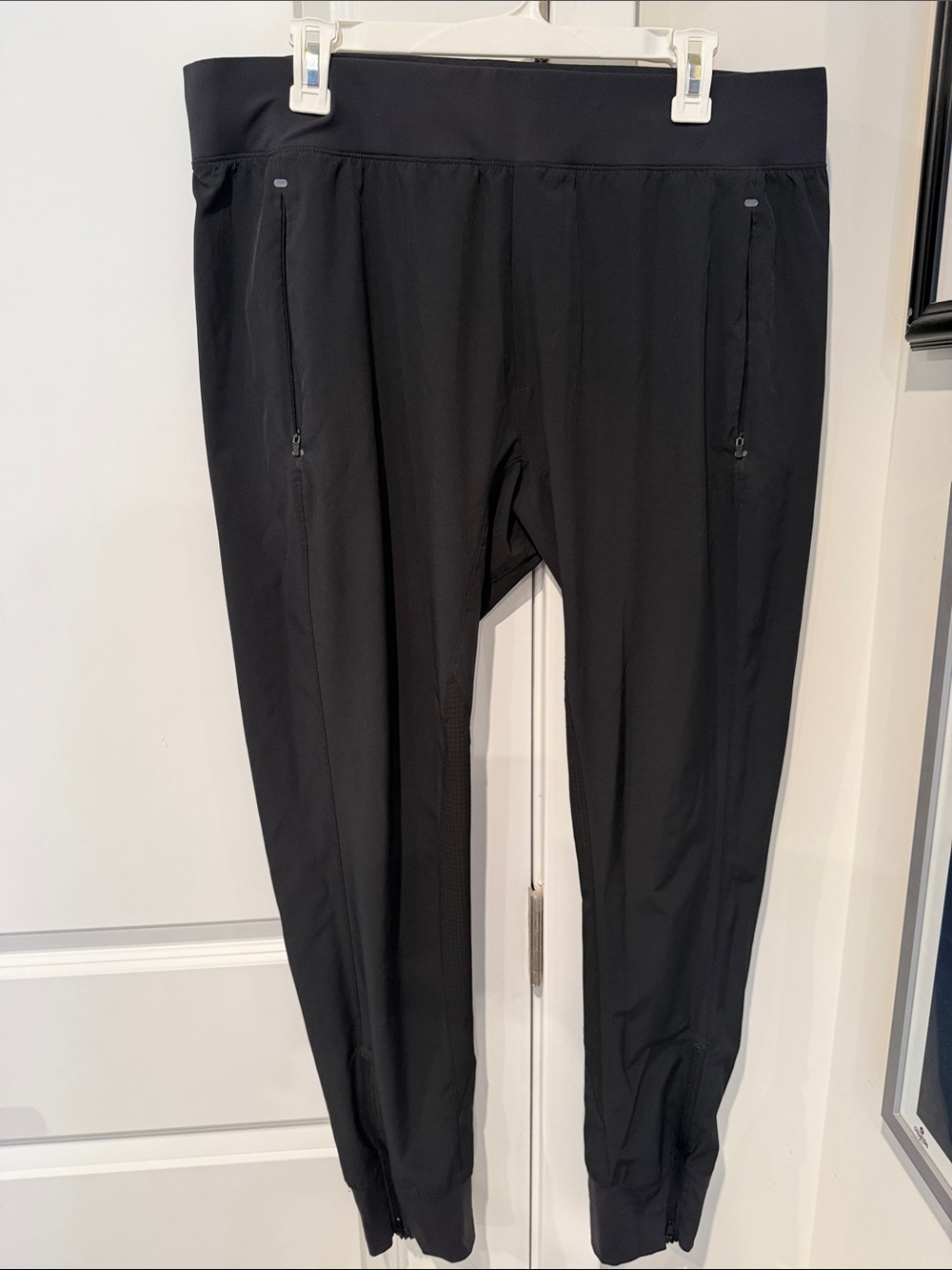 Men's YPB Black Athletic Zip-Pocket Joggers